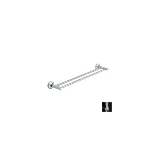 Moda Collection Metaform Brushed Stainless Steel 24 in Double Towel Bar