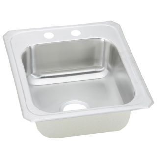 Elkay Single Basin Drop In Stainless Steel Kitchen Sink