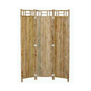 Bamboo 54 3 Panel Natural Oil Folding Indoor Privacy Screen