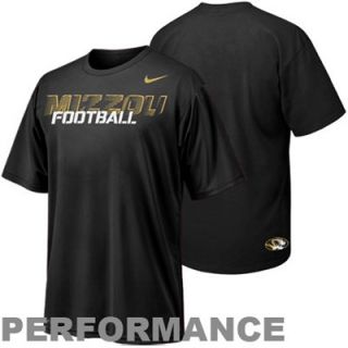 Nike Missouri Tigers Youth Legend Conference Performance T Shirt   Black