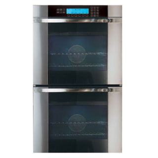 Dacor 30 in Self Cleaning Convection Double Electric Wall Oven (Black Glass)