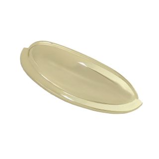 Siro Designs 3 in Center to Center Bright Brass Pennysavers Cup Cabinet Pull
