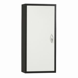 Tvilum Oceana 27.5 in x 12.75 in x 7 in Coffee/White Single Door Kitchen Wall Cabinet