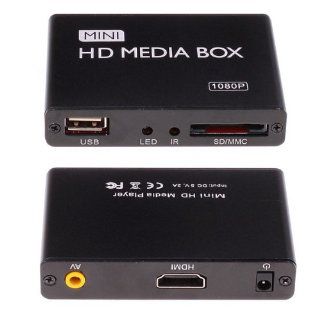 Mini 1080P High Definition HD Media Player for TV HDMI USB SD AV Electronics