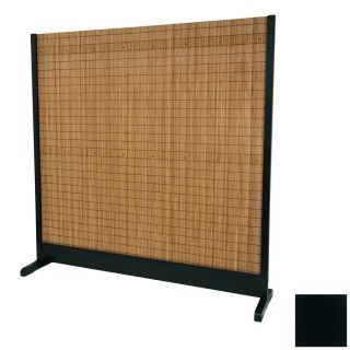 Oriental Furniture 1 Panel Black Indoor Privacy Screen