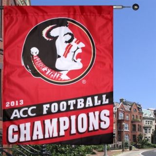 Florida State Seminoles (FSU) 2013 ACC Football Champions Vertical Banner