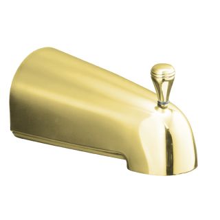 KOHLER 5 3/8 in Brass Tub Spout with Diverter