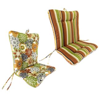 Jordan Manufacturing Camilla/Martindale Stripe Patio Chair Cushion