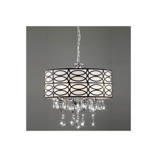 Warehouse of Tiffany Roxanne 17 in W Pendant Light with Crystal Shade