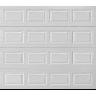 ReliaBilt Traditional Series 9 ft x 8 ft Insulated White Garage Door