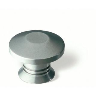 Siro Designs 1 3/8 in Stainless Steel Round Cabinet Knob