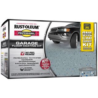 Rust Oleum Professional Gallon Garage Floor Kit Gray PRO