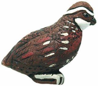 Shipwreck Beads 21 by 27mm Peruvian Hand Crafted Ceramic Bobwhite Quail Beads, Brown, 3 per Pack