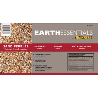 EARTHESSENTIALS BY QUIKRETE 0.5 cu ft Sand Pebbles