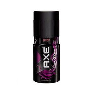 Axe Bodyspray, Excite, 4Ounce (Pack of 3)  Bath And Shower Spray Fragrances  Beauty