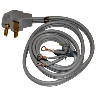 Whirlpool 4 Foot 3 Wire 30 Amp Dryer Cord