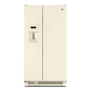 Maytag 25.2 Cu. Ft. Side by Side Refrigerator (Color Bisque/Biscuit) ENERGY STAR