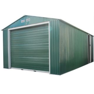 DuraMax Building Products 12 ft x 20 ft Metal Single Car Garage Building