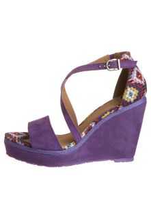 Even&Odd Wedge sandals   purple