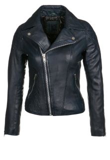Korintage   ABBY   Leather jacket   blue