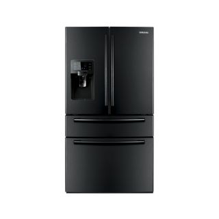Samsung 28 cu ft French Door Refrigerator with Single Ice Maker (Black) ENERGY STAR