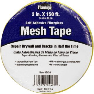 Homax 2 in x 150 ft Yellow/Matte Self Adhesive Joint Tape
