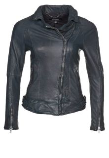 muubaa   NASSAU   Leather jacket   petrol