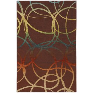 Mohawk Home Select Strata Acrobatic 5 ft x 8 ft Rectangular Brown Transitional Area Rug