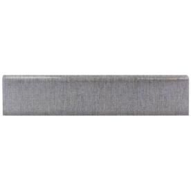 Style Selections Gino Gray Ceramic Bullnose Tile (Common 3 in x 16 in; Actual 3.57 in x 15.74 in)
