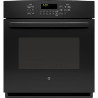 GE Profile 27 in Self Cleaning with Steam Convection Single Electric Wall Oven (Black)