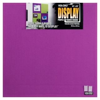 VELCRO Display Board Loop Tile 14 in x 14 in Purple