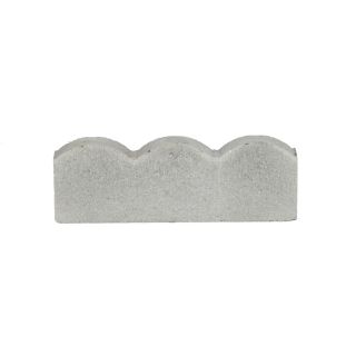 Fulton Gray Scallop Edging Stone (Common 6 in x 16 in; Actual 5.5 in x 15.7 in)