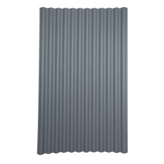 Ondura 79 in x 48 in .125 Gauge Gray Corrugated Cellulose Fiber/Asphalt Roof Panel