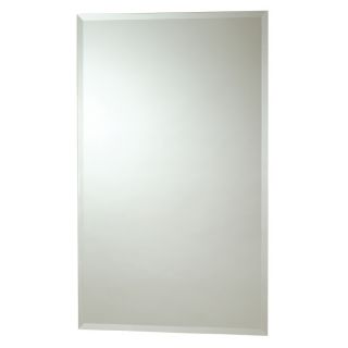 Zenith 16 in x 26 in Frameless Plastic Surface Mount and Recessed Medicine Cabinet