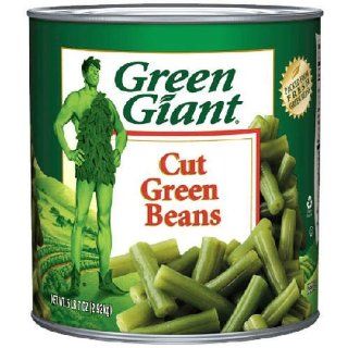 Green Giant Cut Green Beans   6 lb. 7 oz. can  Canned And Jarred Green Beans  Grocery & Gourmet Food