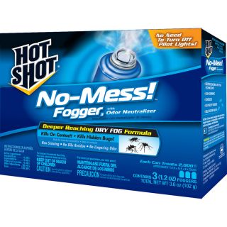 Hot Shot 3 Pack 1.2 oz No Mess Fogger