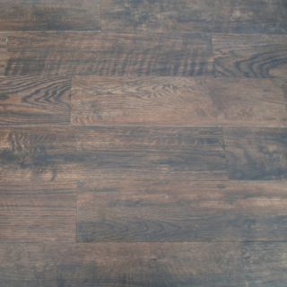 Style Selections Natural Timber Chestnut Glazed Porcelain Floor Tile (Common 8 in x 48 in; Actual 7.72 in x 47.4 in)