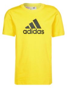 adidas Performance   Print T shirt   yellow