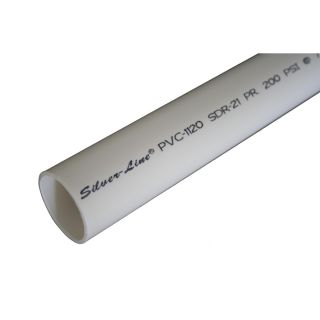 Silver Line Plastics 3/4 in x 20 ft 200 PSI SDR 21 PVC Pressure Pipe