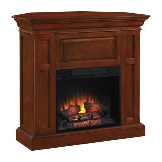 Chimney Free 42 in W 4,600 BTU Cherry Electric Fireplace with Thermostat and Remote Control