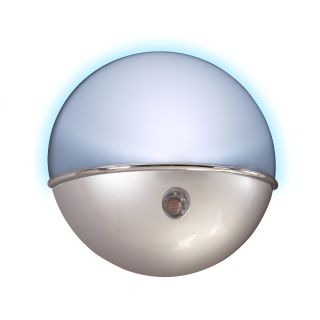 AmerTac Satin Nickel LED Night Light with Auto On/Off