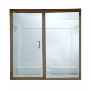 American Standard 41 in Frameless Pivot Shower Door