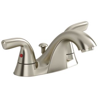 American Standard Covina Satin Nickel 2 Handle 4 in Centerset WaterSense Bathroom Sink Faucet (Drain Included)