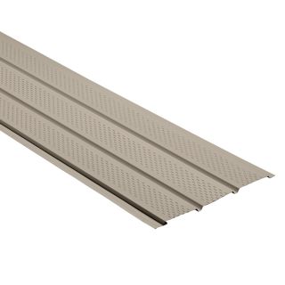 Durabuilt Stone Clay Triple Vented Soffit (Common 12 in x 12 ft; Actual 12 in x 12 ft)