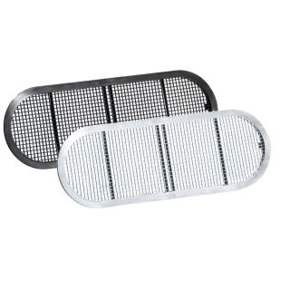 AIR VENT INC. White Plastic Under Eave Vent (Fits Opening 11X3 in; Actual 12.125X 4.187 in x .75 in)