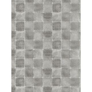 Brewster Wallcovering Metallic Tile Wallpaper
