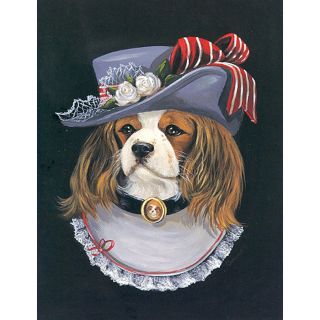 Precious Pet Paintings 40 in x 28 in Dogs Flag