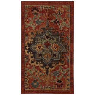 allen + roth Wyatt 25 in x 44 in Rectangular Multicolor Transitional Accent Rug