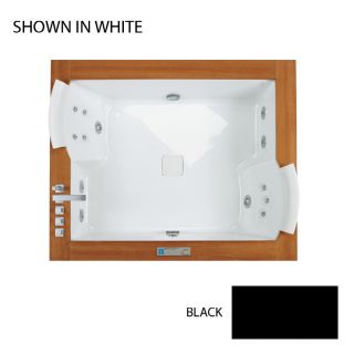 Jacuzzi 72 in L x 59.75 in W x 24 in H Acrylic Rectangular Combo Whirlpool Tub and Air Bath