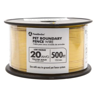 Southwire 500 Ft 20 Awg Solid Copper Boundary Wire for In Ground Radio Fencing